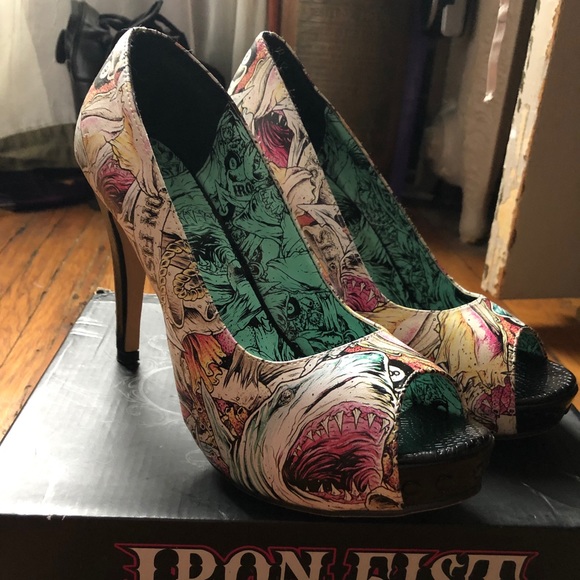 Iron Fist Shoes - Iron Fist Here I Lie Platform
